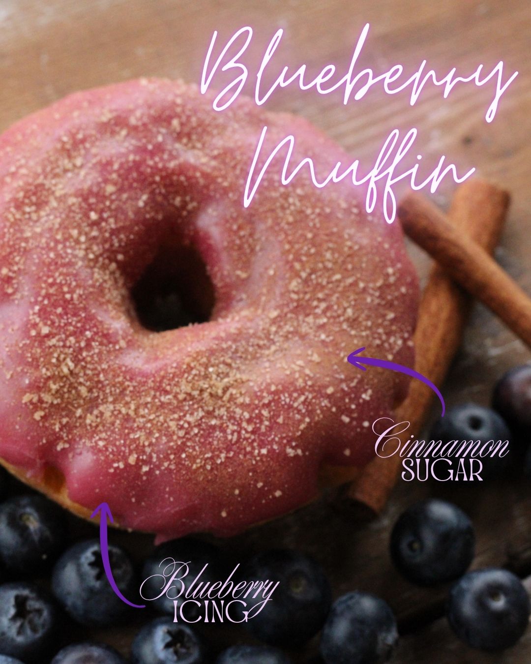 Blueberry Muffin Donut
